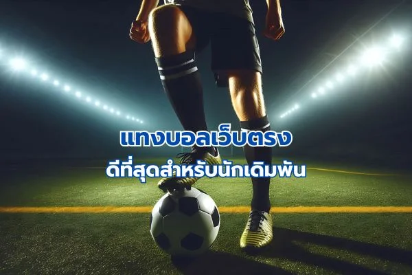แทงบอลเว็บตรงดีที่สุด